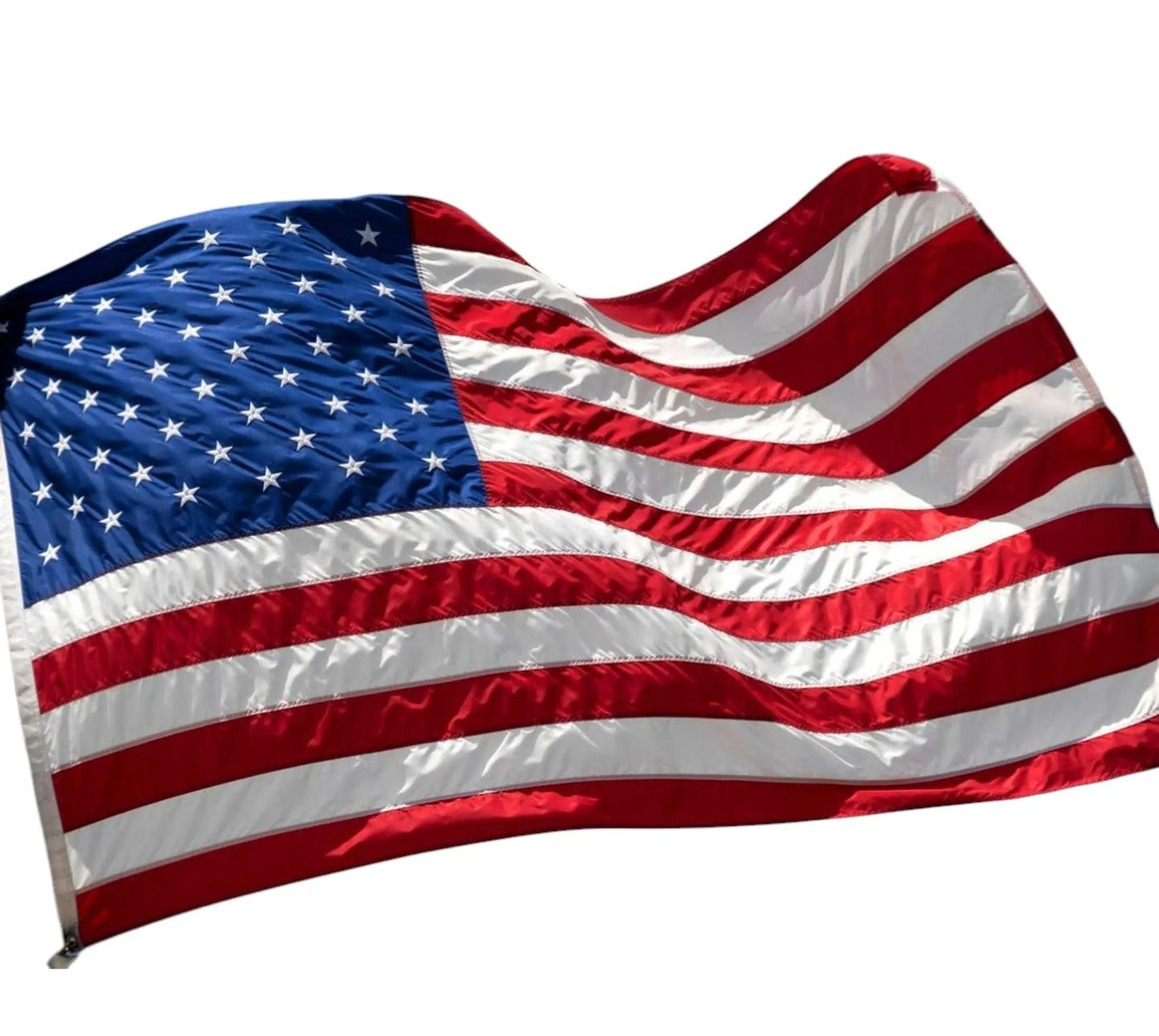 3x5 Embroidered Nylon American Flag – Heavy Duty, Fade & Wind Resistant