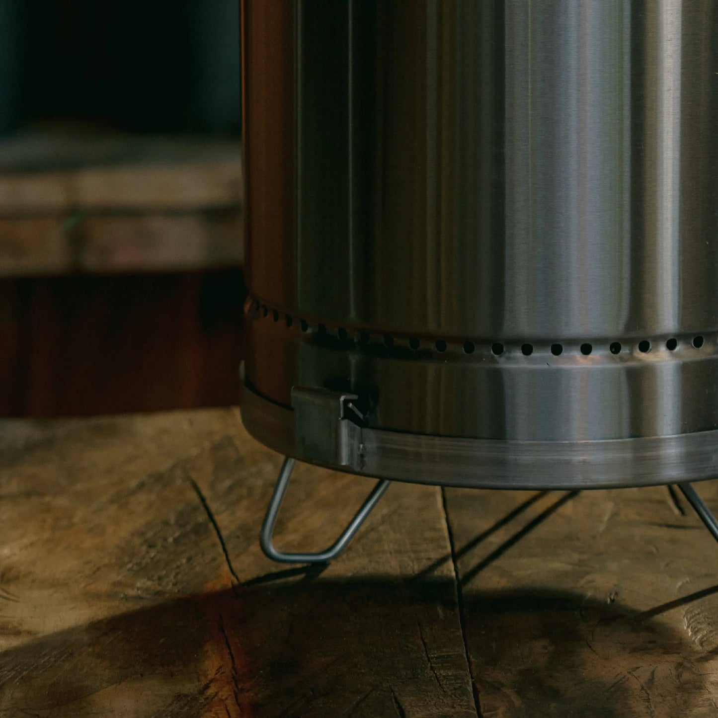 Alpcour 31" Portable Stainless Steel Smoker Barrel