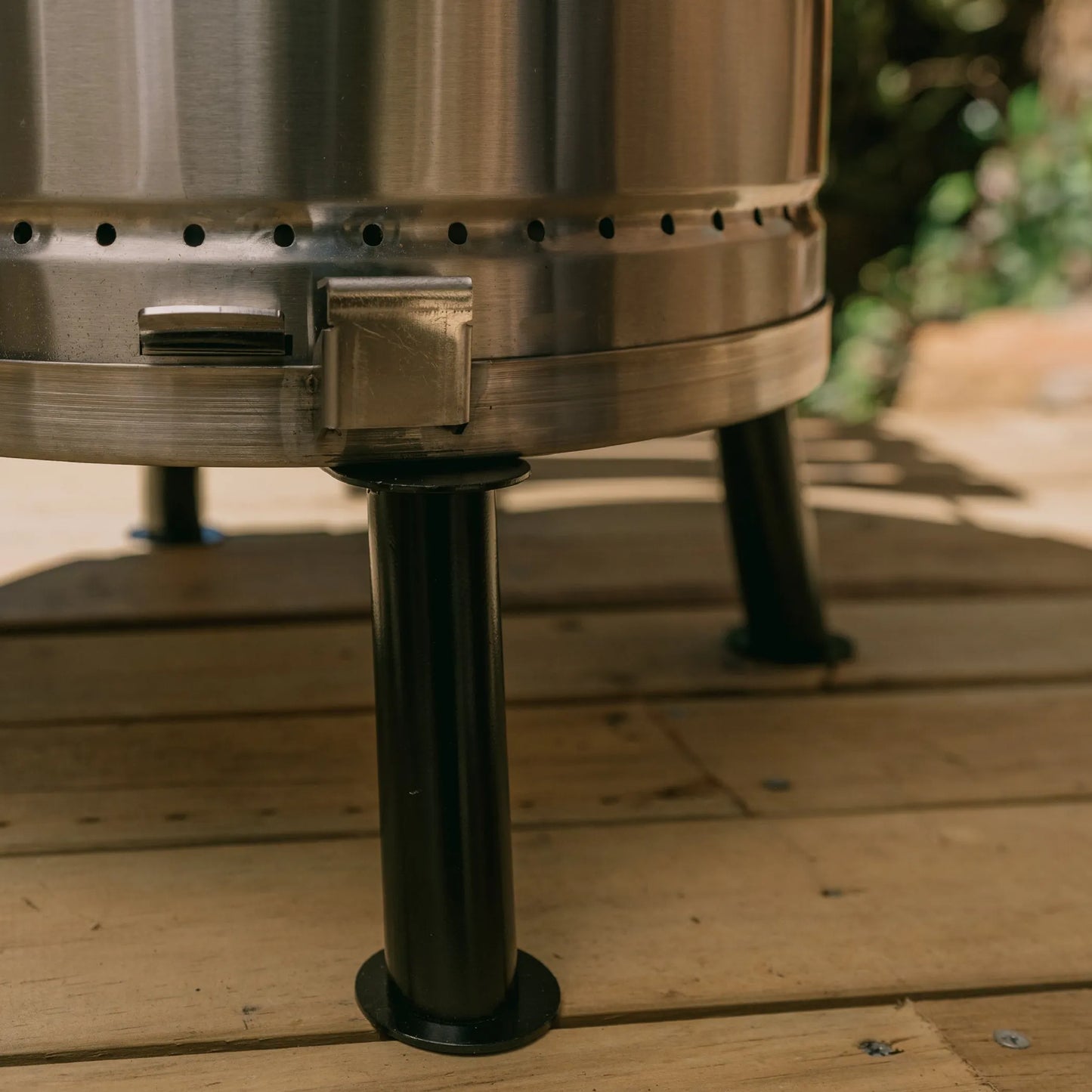 Alpcour 19" Portable Stainless Steel Smoker Barrel