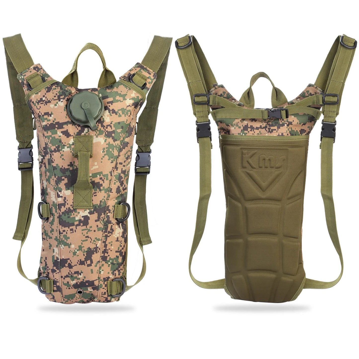iMounTEK Tactical Hydration Pack – 3L Water Bladder | Hands-Free Hiking, Biking & Climbing