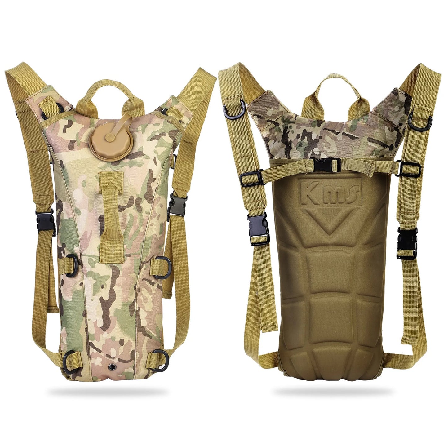 iMounTEK Tactical Hydration Pack – 3L Water Bladder | Hands-Free Hiking, Biking & Climbing