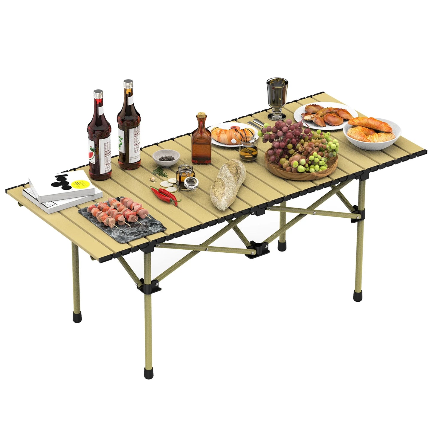 Alpcour Roll-Up Folding Camping Table - Large (120cm)