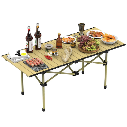 Alpcour Roll-Up Folding Camping Table - Large (120cm)