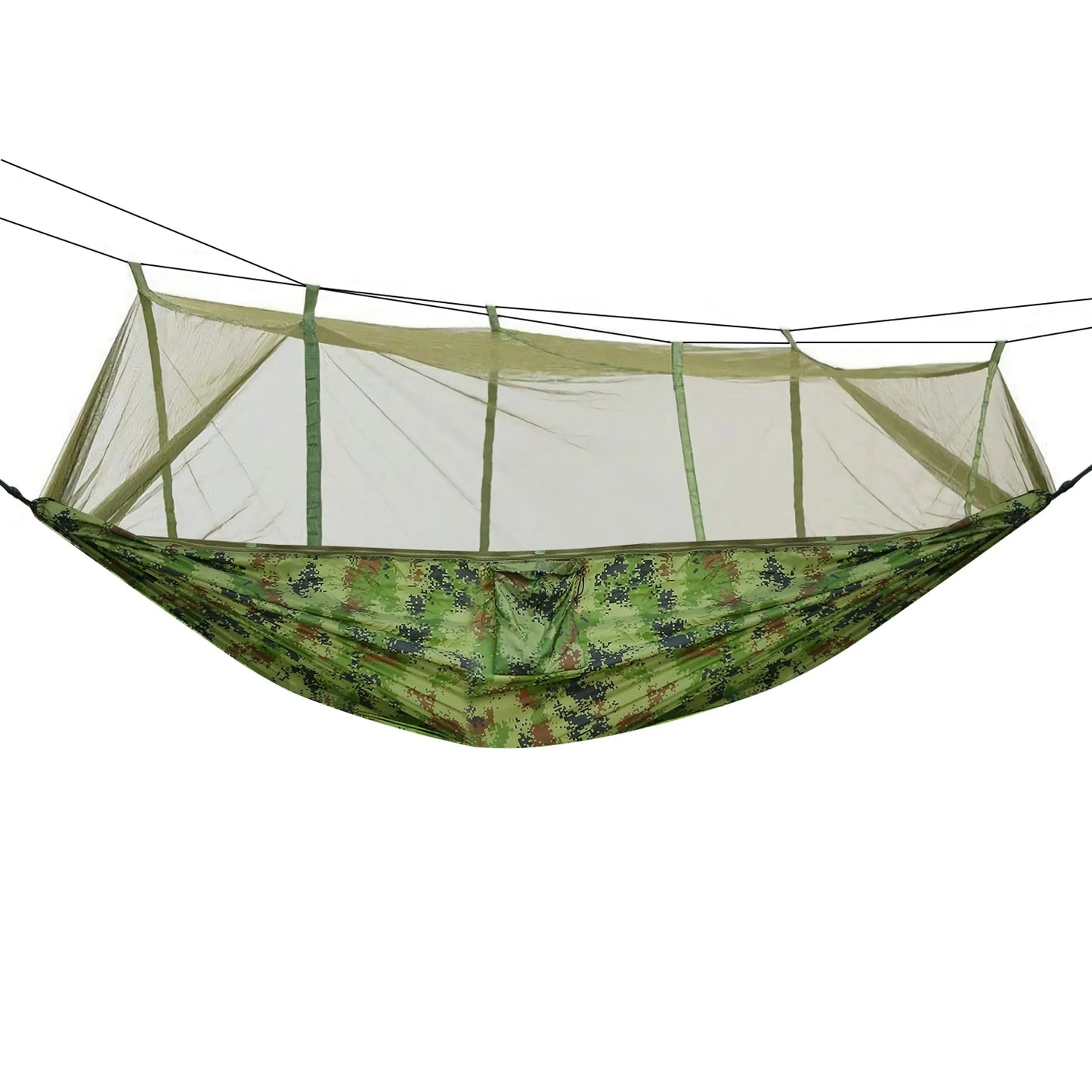 Double Hammock – 600 lb Capacity, Portable Parachute Nylon | Camping, Backyard & Travel