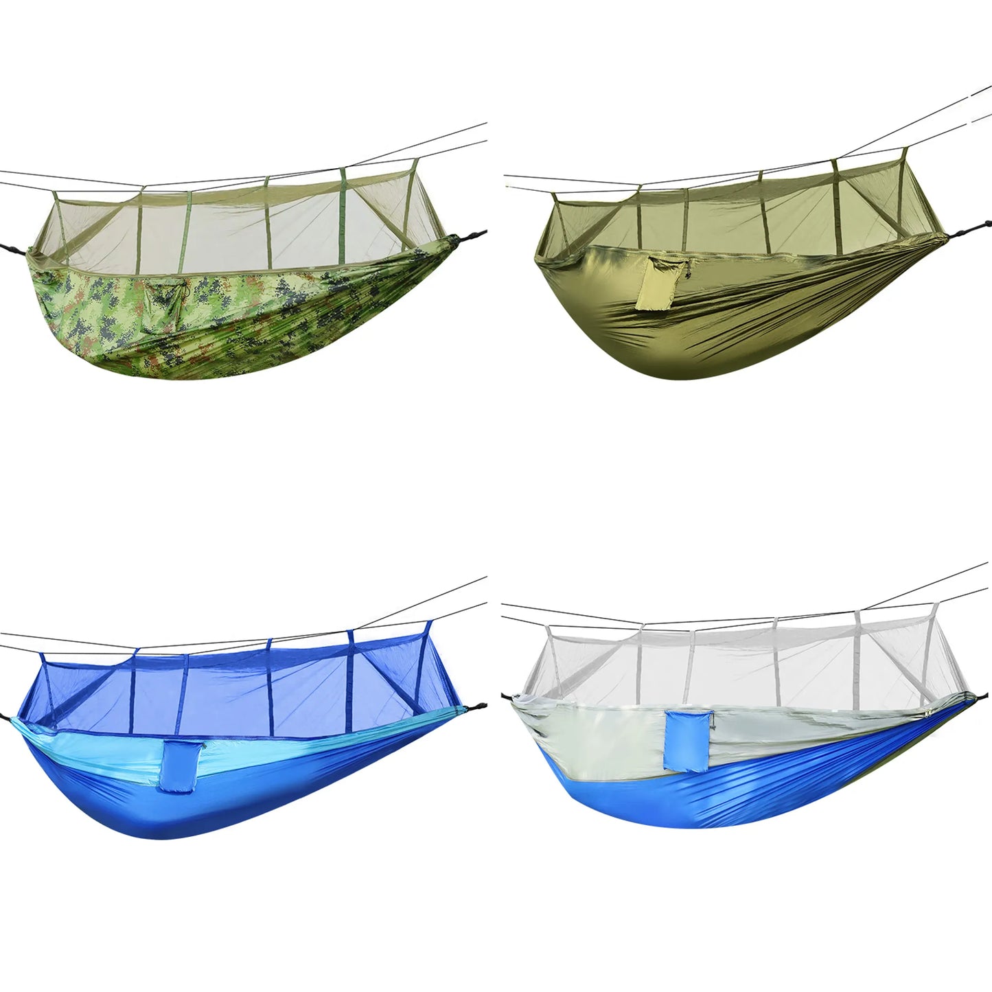 Double Hammock – 600 lb Capacity, Portable Parachute Nylon | Camping, Backyard & Travel