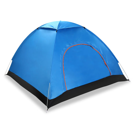 4-Person Pop-Up Camping Tent – Waterproof, Instant Setup | Hiking, Backyard & Family Camping