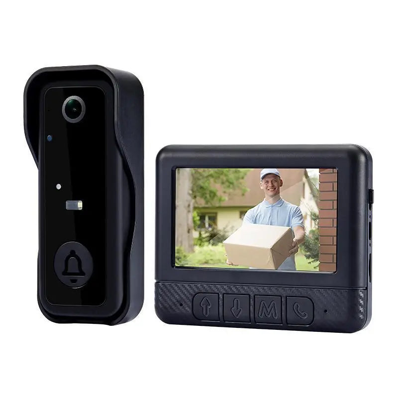 Wireless Video Doorbell Camera with Screen, No Wifi or App Needed, Night Vision, Two-Way Audio, Motion Detection, Battery Powered, Easy Installation, No Subscription, Summervibes, Dealsforyoudays
