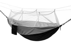 Camping Hammock with Built-In Mosquito Net – Lightweight Nylon, 16 Colors