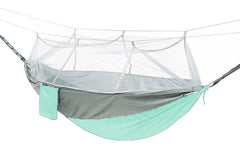 Camping Hammock with Built-In Mosquito Net – Lightweight Nylon, 16 Colors