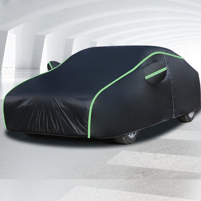 Universal Waterproof Car Cover – Oxford Cloth with Insulation & Reflective Strip