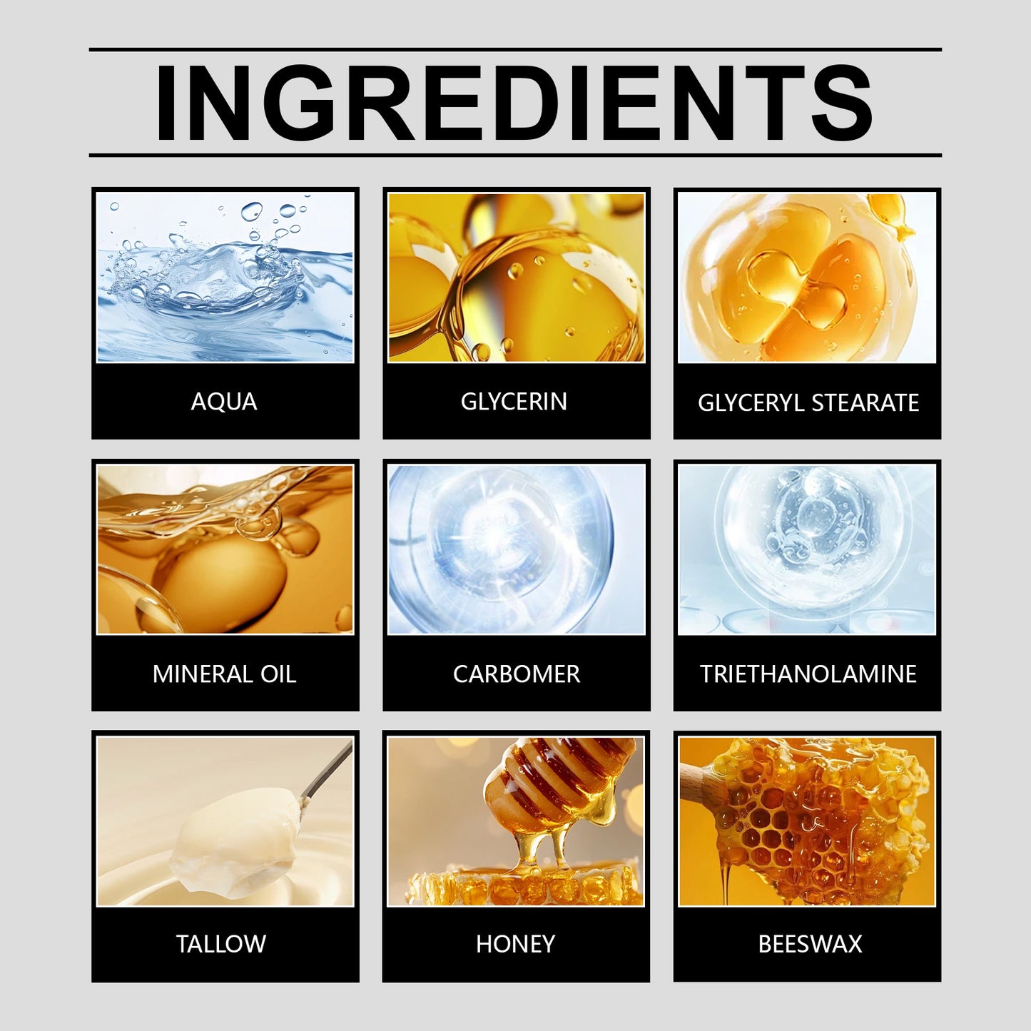 Wiyun Tallow Honey Moisturizer, Improves Dry Skin, Nourishes Skin And Improves Skin Elasticity