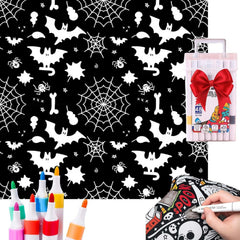 DIY Coloring Blanket With Markers