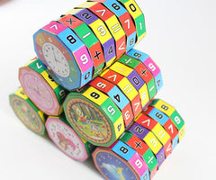 Kids Math Learning Cube – Educational Cylinder Puzzle for Addition, Subtraction & More