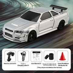 RC Drift Car for Kids – Dual Tires, 4 Colors, Ages 7-14